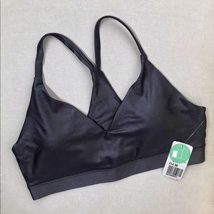 NEW! Forever 21 Low Impact Gunmetal Sports Bra | L